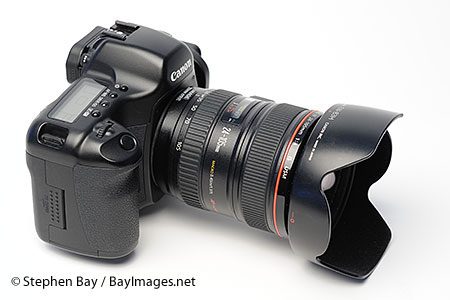 Figure 1. The Canon 5D camera with the 24-105L lens mounted.