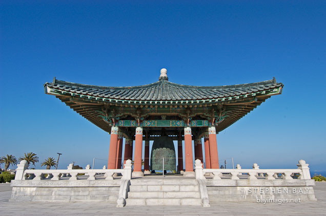 Korean Friendship Bell. Angels Gate Park, San Pedro, California, USA.