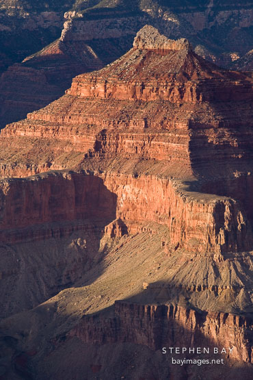 Light and shadows on the canyon. Grand Canyon NP, Arizona.