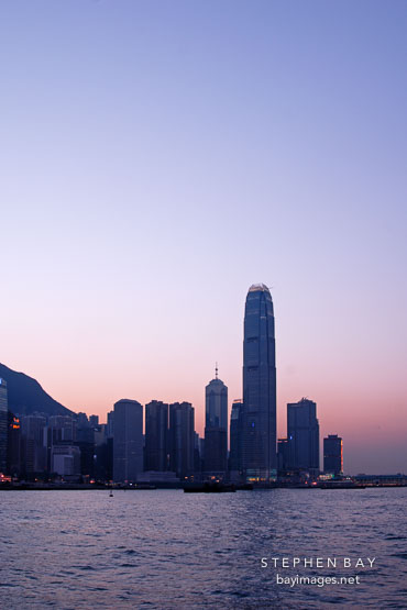 Sunset. Hong Kong, China.