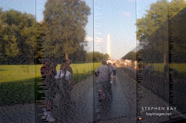Vietnam Veteran's Memorial Wall. Washington, D.C.
