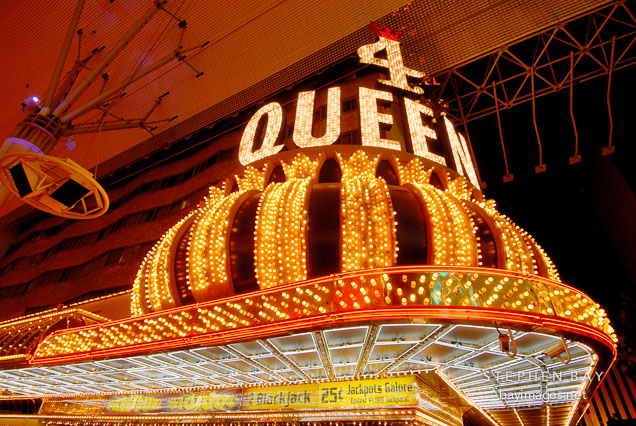 4 Queens Hotel and Casino. Las Vegas, Nevada, USA.