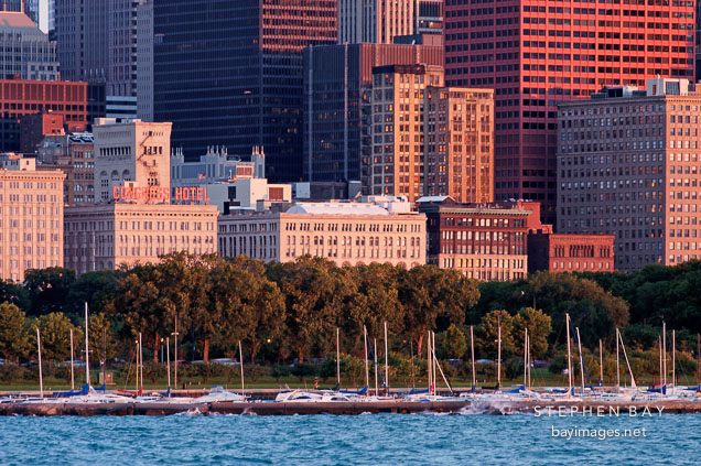 Chicago Harbor. Chicago, Illinois, USA.