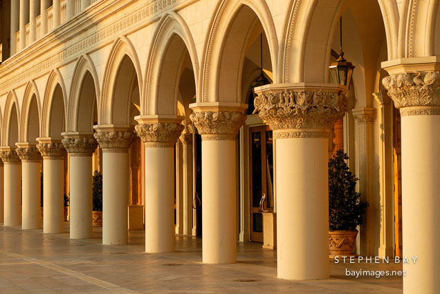 Columns at the Venetian. Las Vegas, Nevada, USA.
