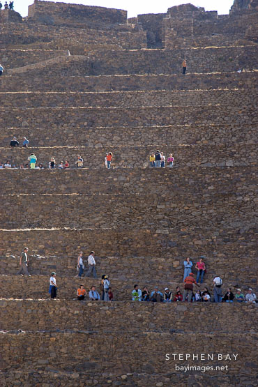 Terraces of Pumatallis. Ollantaytambo, Sacred Valley, Peru.
