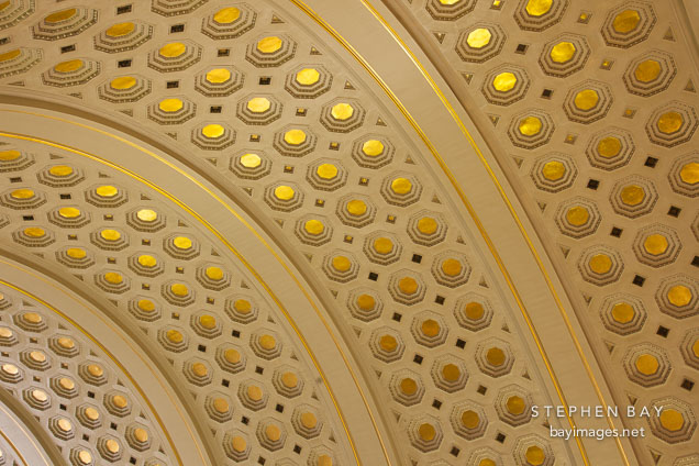 Ceiling of Union Station. Washington, D.C.