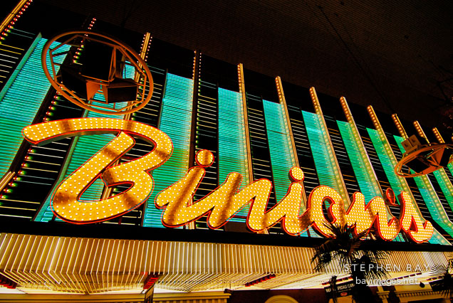 Binion's gambling hall and hotel. Las Vegas, Nevada, USA.