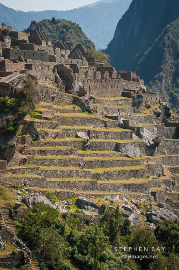 Terraces. Machu Picchu, Peru.