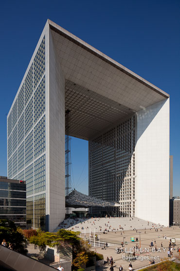La Grande Arche at La Defense. Paris, France.