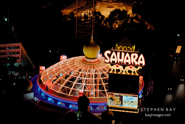 The Sahara viewed from above. Las Vegas, Nevada, USA.