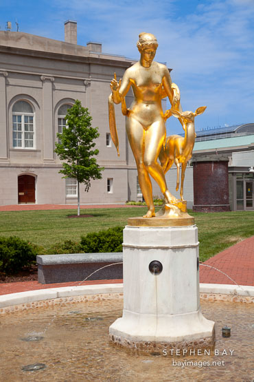 Nymph and fawn. Darlington Memorial Fountain, Washington D.C.