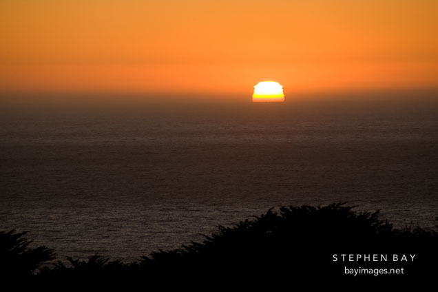 Big Sur sunset. California, USA.