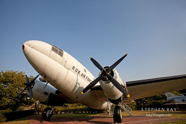 Curtiss C-46 plane, War Memorial of Korea.