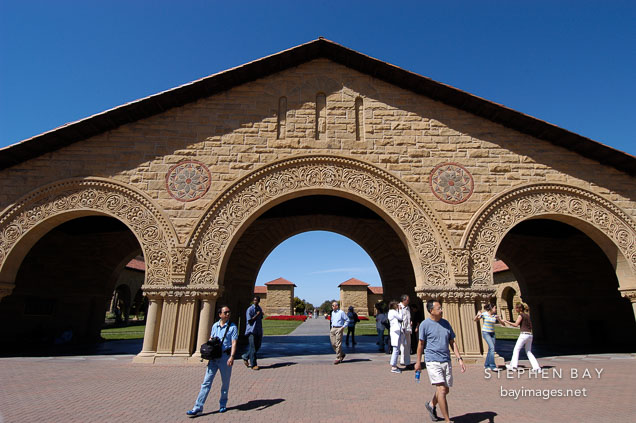 The Quad. Stanford University. Stanford, California, USA.