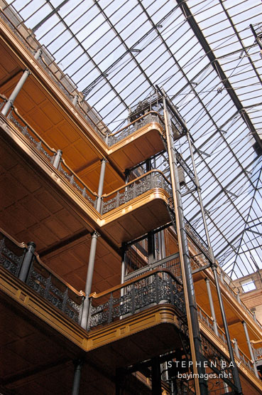 Bradbury building. Los Angeles, California, USA.