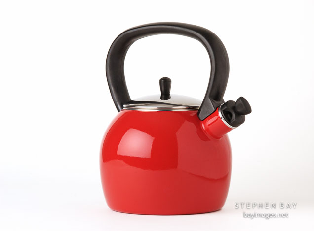 Red kettle.