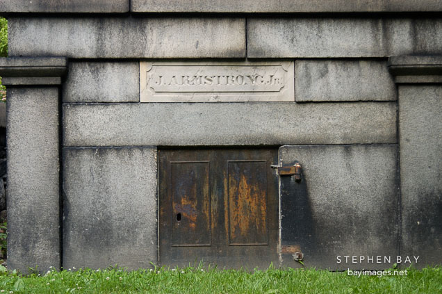 Tomb at Westminster Hall Cemetery, Baltimore, Maryland, USA.