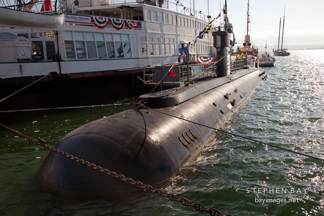 USS Dolphin submarine. San Diego.