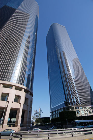 Downtown skyscrapers. Los Angeles, California, USA.