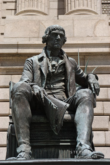 Thomas Jefferson (1743-1826). Cleveland, Ohio, USA.