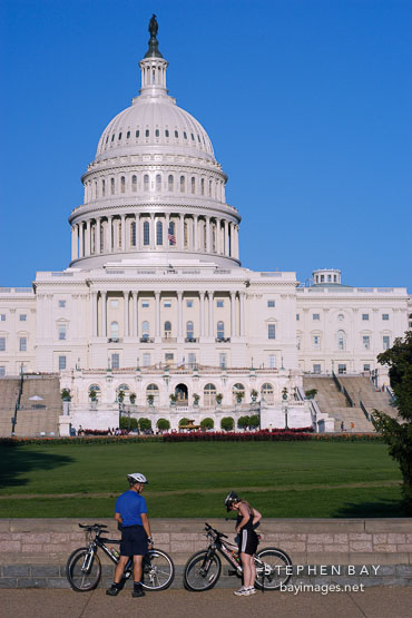 Bikers at the U.S. Capitol. Wasington, D.C.