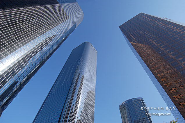 Downtown skyscrapers. Los Angeles, California, USA.