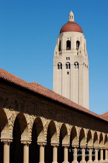 Hoover tower and the Quad. Stanford University. Stanford, California, USA.