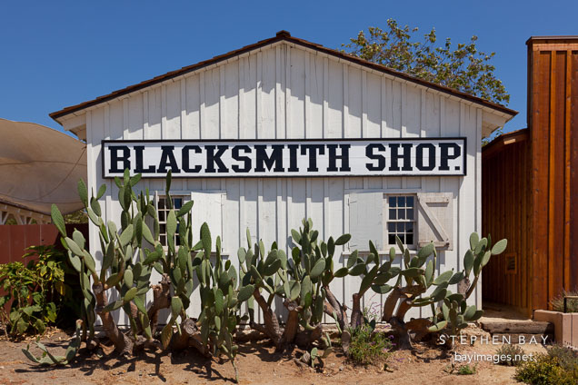 Blacksmith shop. Heritage Park, San Diego.