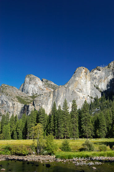 Cathedral rocks. Yosemite National Park, California, USA.