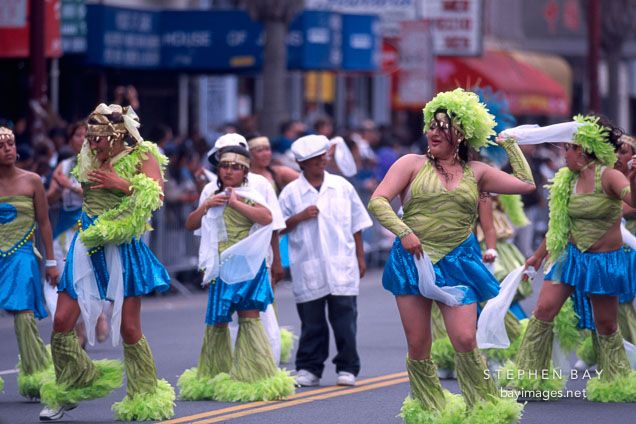 Dancers. Carnaval's grand parade. San Francisco.