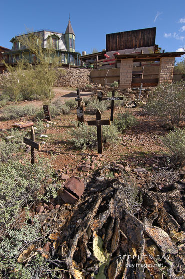 Graveyard. Goldfield, Phoenix, Arizona, USA.