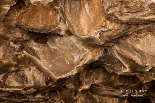 Ceiling of lava tube. Skull Cave, Lava Beds National Monument, California.