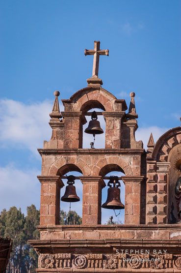 Bells atop the Cathedral. Cusco, Peru.