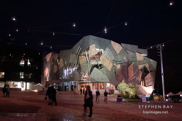 Federation Square. Melbourne, Australia.