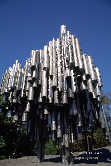 Sibelius Monument by Eila Hiltunen (1967). Helsinki, Finland.