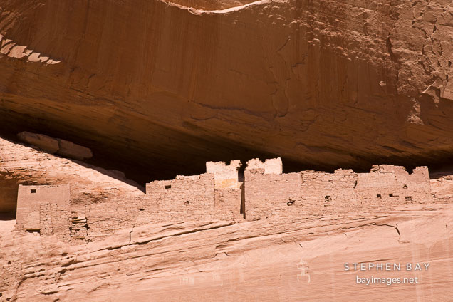 Upper structure of the White House Ruin. Canyon de Chelly NM, Arizona.