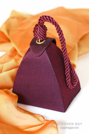 Purse and scarf.