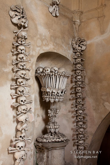 Bone chalice. Sedlec, Czech Republic.