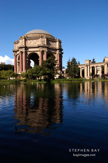 Palace of Fine Arts. San Francisco, California, USA.