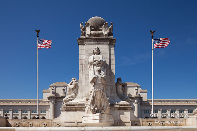Columbus Memorial Fountain. Union Station, Washington, D.C.
