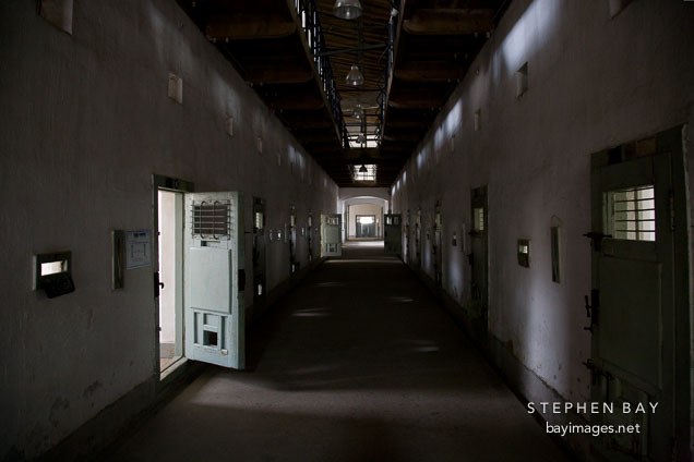 This foreboding hallway provided Japanese guard with access to the many cells that housed Korean prisoners in Seodaemun Prison in Seoul, South Korea.