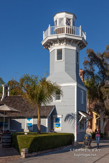 Lighthouse at Seaport Village. San Diego, California.