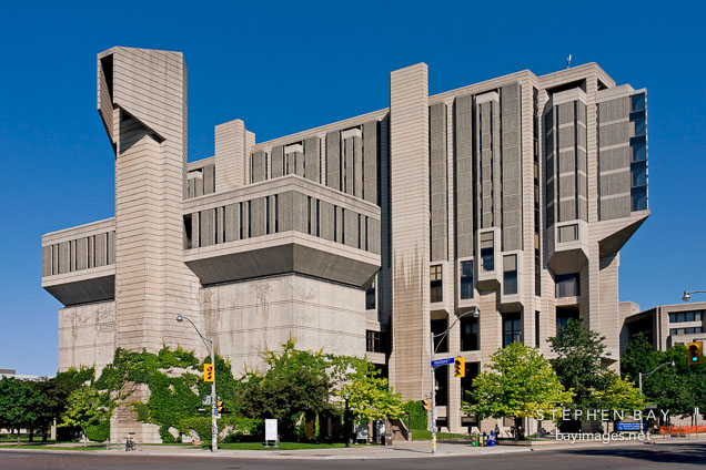 Robarts Library at the University of Toronto. Toronto, Canada.