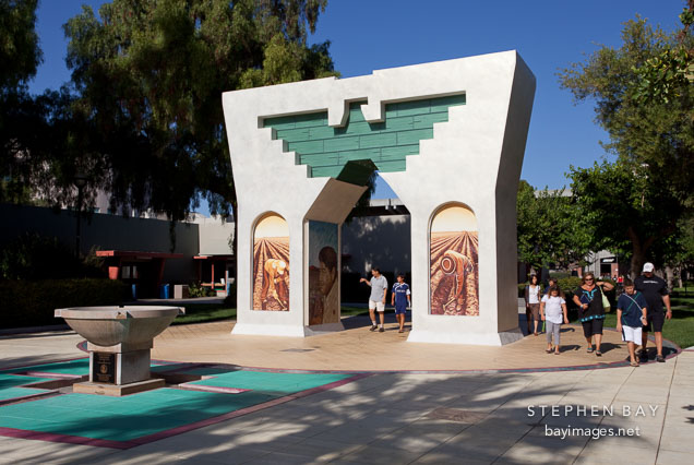 Cesar Chavez Memorial Arch. San Jose State University, California.