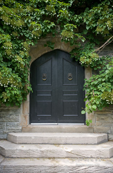 Door and steps. Casa Loma, Toronto.