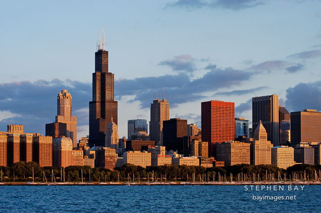 Chicago skyline. Chicago, Illinois, USA