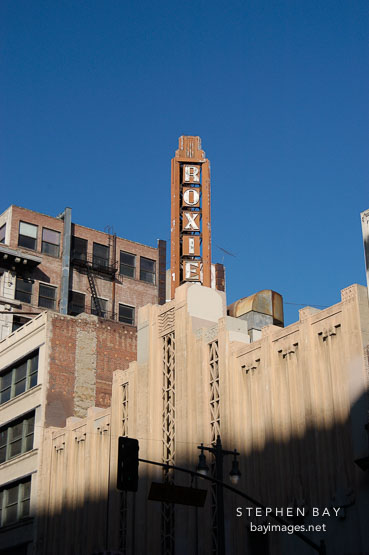 Roxie theater. Los Angeles, California, USA.