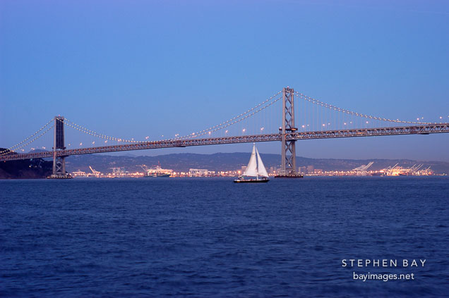 Oakland Bay Bridge. San Francisco, California.
