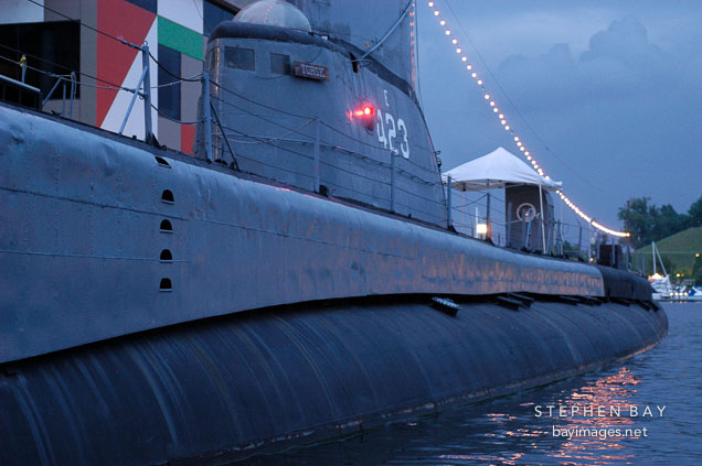USS Torsk submarine. Baltimore, Maryland, USA.