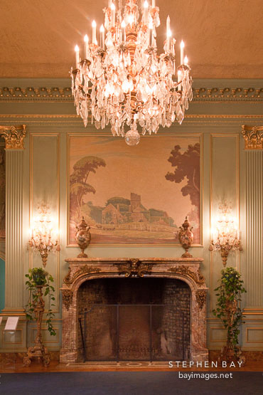 The ballroom at Filloli Gardens.